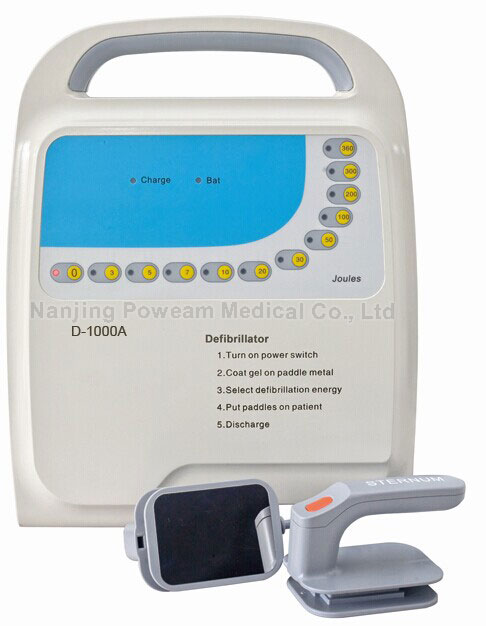 Krankenhaus Portable AED Automatisierter externer biphassischer Defibrillator (D-1000B)